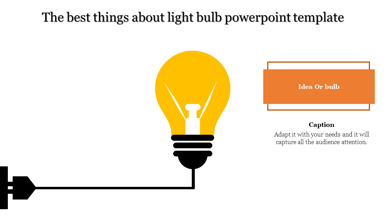light bulb powerpoint template-The best things about light bulb powerpoint template